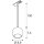 SLV 1008169 LIGHT EYE® 90 1~ Pendelleuchte GU10 Pendellänge 150 cm 1x max. 6 W matt weiß