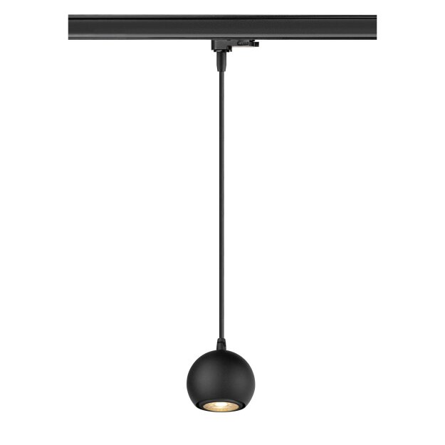 SLV 1008170 LIGHT EYE® 90 3~ Pendelleuchte GU10 Pendellänge 150 cm 1x max. 6 W matt schwarz