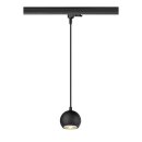 SLV 1008170 LIGHT EYE® 90 3~ Pendelleuchte GU10 Pendellänge 150 cm 1x max. 6 W matt schwarz