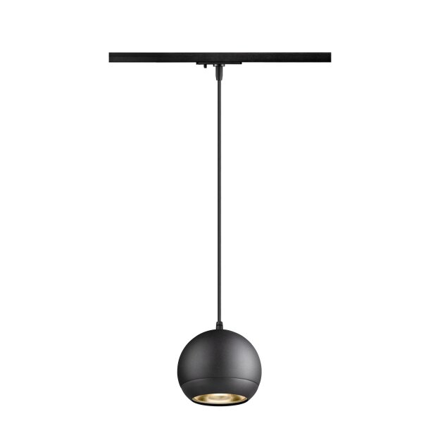 SLV 1008174 LIGHT EYE® 150 1~ Pendelleuchte GU10 Pendellänge 150 cm 1x max. 13 W matt schwarz