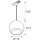 SLV 1008174 LIGHT EYE® 150 1~ Pendelleuchte GU10 Pendellänge 150 cm 1x max. 13 W matt schwarz