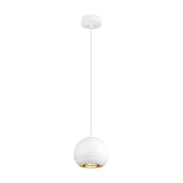 SLV 1008179 LIGHT EYE® 150 Pendelleuchte GU10 Pendellänge 150 cm 1x max. 13 W matt weiß