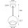 SLV 1008179 LIGHT EYE® 150 Pendelleuchte GU10 Pendellänge 150 cm 1x max. 13 W matt weiß