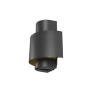 SLV 1008197 PHOTONI CYL Wandaufbauleuchte zylindrisch 1x max. 13 W E27 schwarz