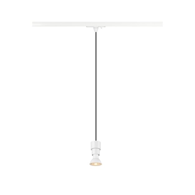 SLV 1008208 PURI 2.0 Basic 1~ Pendelleuchte GU10 Pendellänge 200 cm 1x max. 6 W weiß