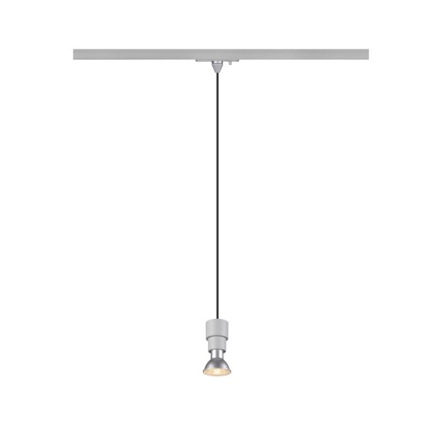SLV 1008209 PURI 2.0 Basic 1~ Pendelleuchte GU10 Pendellänge 200 cm 1x max. 6 W grau
