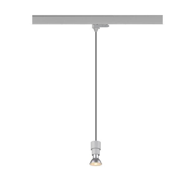 SLV 1008212 PURI 2.0 Basic 3~ Pendelleuchte GU10 Pendellänge 200 cm 1x max. 6 W grau