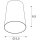 SLV 1008220 PURI 2.0 Cone Leuchtenschirm H: 6.5 cm grau