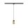 SLV 1008255 PURI 2.0 Tube 1~ Pendelleuchte GU10 Pendellänge 200 cm 1x max. 6 W schwarz / gold