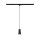 SLV 1008258 PURI 2.0 Cone 1~ Pendelleuchte GU10 Pendellänge 200 cm 1x max. 6 W schwarz