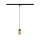 SLV 1008259 PURI 2.0 Cone 1~ Pendelleuchte GU10 Pendellänge 200 cm 1x max. 6 W schwarz / gold