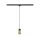 SLV 1008259 PURI 2.0 Cone 1~ Pendelleuchte GU10 Pendellänge 200 cm 1x max. 6 W schwarz / gold
