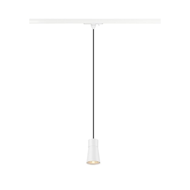 SLV 1008260 PURI 2.0 Cone 1~ Pendelleuchte GU10 Pendellänge 200 cm 1x max. 6 W weiß