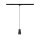 SLV 1008262 PURI 2.0 Dome 1~ Pendelleuchte GU10 Pendellänge 200 cm 1x max. 6 W schwarz