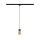 SLV 1008263 PURI 2.0 Dome 1~ Pendelleuchte GU10 Pendellänge 200 cm 1x max. 6 W schwarz / gold