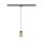 SLV 1008263 PURI 2.0 Dome 1~ Pendelleuchte GU10 Pendellänge 200 cm 1x max. 6 W schwarz / gold