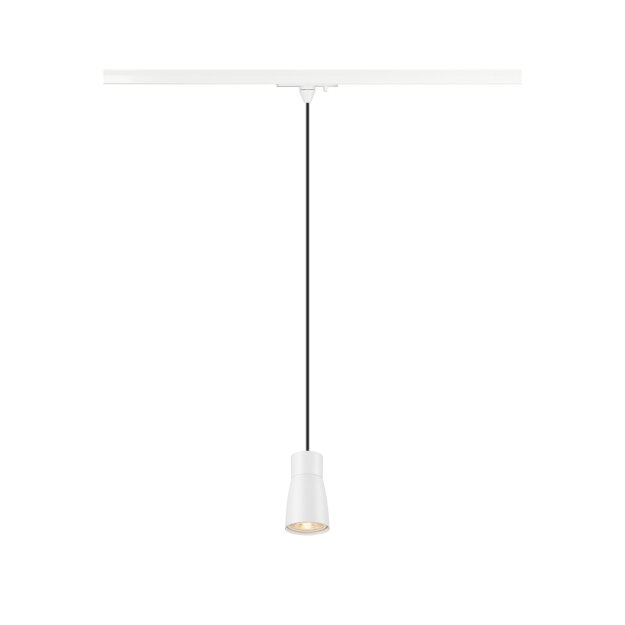 SLV 1008264 PURI 2.0 Dome 1~ Pendelleuchte GU10 Pendellänge 200 cm 1x max. 6 W weiß