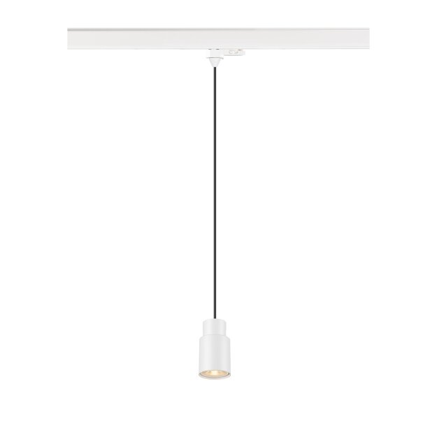 SLV 1008277 PURI 2.0 Tube 3~ Pendelleuchte GU10 Pendellänge 200 cm 1x max. 6 W weiß