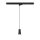 SLV 1008278 PURI 2.0 Cone 3~ Pendelleuchte GU10 Pendellänge 200 cm 1x max. 6 W schwarz