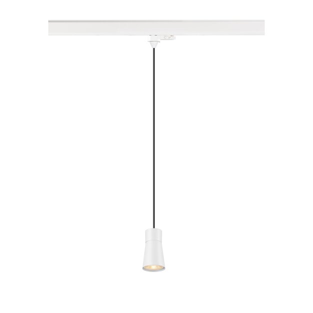 SLV 1008280 PURI 2.0 Cone 3~ Pendelleuchte GU10 Pendellänge 200 cm 1x max. 6 W weiß