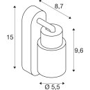SLV 1008297 PURI 2.0 Tube Wand- und Deckenaufbauleuchte Schalter rechteckig 1x max. 6 W GU10 schwarz / gold