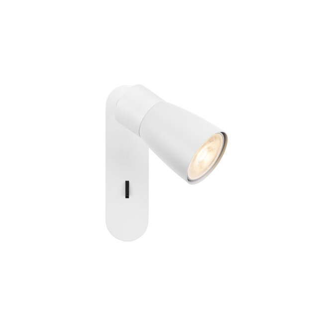 SLV 1008306 PURI 2.0 Dome Wand- und Deckenaufbauleuchte Schalter rechteckig 1x max. 6 W GU10 weiß