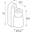 SLV 1008307 PURI 2.0 Dome Wand- und Deckenaufbauleuchte Schalter rechteckig 1x max. 6 W GU10 grau