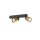 SLV 1008309 PURI 2.0 Tube Wand- und Deckenaufbauleuchte asymmetrisch 2 x max. 6 W GU10 schwarz / gold