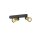 SLV 1008317 PURI 2.0 Dome Wand- und Deckenaufbauleuchte asymmetrisch 2 x max. 6 W GU10 schwarz / gold