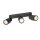 SLV 1008320 PURI 2.0 Tube Wand- und Deckenaufbauleuchte long 3 x max. 6 W GU10 schwarz