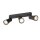 SLV 1008324 PURI 2.0 Cone Wand- und Deckenaufbauleuchte long 3 x max. 6 W GU10 schwarz