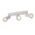 SLV 1008327 PURI 2.0 Cone Wand- und Deckenaufbauleuchte long 3 x max. 6 W GU10 grau
