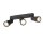 SLV 1008328 PURI 2.0 Dome Wand- und Deckenaufbauleuchte long 3 x max. 6 W GU10 schwarz