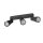 SLV 1008328 PURI 2.0 Dome Wand- und Deckenaufbauleuchte long 3 x max. 6 W GU10 schwarz