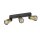 SLV 1008329 PURI 2.0 Dome Wand- und Deckenaufbauleuchte long 3 x max. 6 W GU10 schwarz / gold
