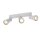 SLV 1008331 PURI 2.0 Dome Wand- und Deckenaufbauleuchte long 3 x max. 6 W GU10 grau