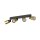 SLV 1008345 PURI 2.0 Tube Wand- und Deckenaufbauleuchte long 4 x max. 6 W GU10 schwarz / gold
