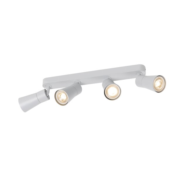 SLV 1008351 PURI 2.0 Cone Wand- und Deckenaufbauleuchte long 4 x max. 6 W GU10 grau