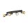 SLV 1008353 PURI 2.0 Dome Wand- und Deckenaufbauleuchte long 4 x max. 6 W GU10 schwarz / gold