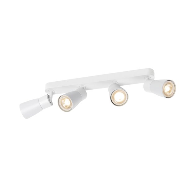 SLV 1008354 PURI 2.0 Dome Wand- und Deckenaufbauleuchte long 4 x max. 6 W GU10 weiß