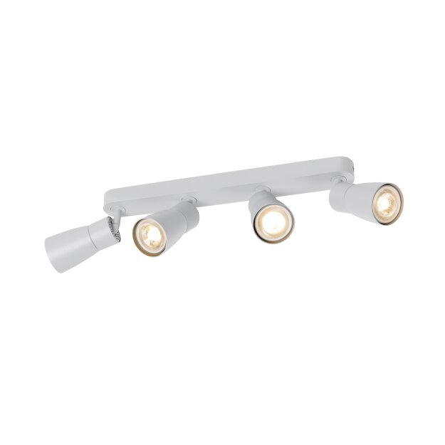 SLV 1008355 PURI 2.0 Dome Wand- und Deckenaufbauleuchte long 4 x max. 6 W GU10 grau
