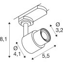 SLV 1008360 PURI 2.0 Basic 3~ Spot GU10 1x max. 6 W weiß