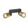 SLV 1008362 PURI 2.0 Tube Wand- und Deckenaufbauleuchte long 2 x max. 6 W GU10 schwarz / gold
