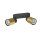 SLV 1008362 PURI 2.0 Tube Wand- und Deckenaufbauleuchte long 2 x max. 6 W GU10 schwarz / gold