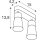 SLV 1008367 PURI 2.0 Cone Wand- und Deckenaufbauleuchte long 2 x max. 6 W GU10 weiß