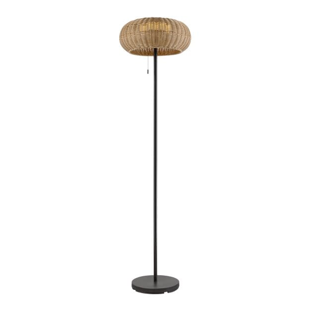 SLV 1008387 ADEGAN Stehleuchte Solar 2200 K IP65 braun