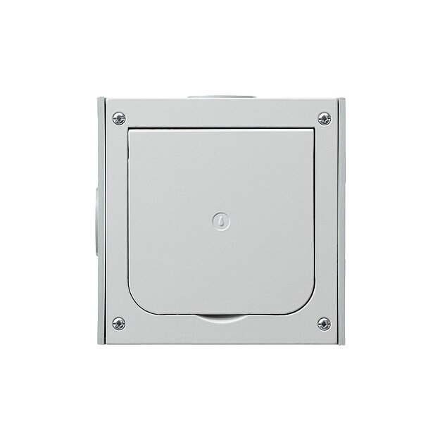 Gira 011800 Fußbodenleergehäuse UP Klappdeckel Alu-Druckguss Zubehör