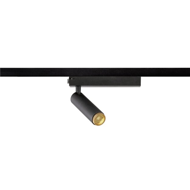 SLV 1008402 GRIP! S 1~ Spot zylindrisch 2000-3000 K 11 W Dim-to-Warm PHASE 29° schwarz / gold