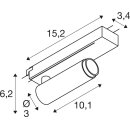 SLV 1008403 GRIP! S 1~ Spot zylindrisch 2000-3000 K 11 W Dim-to-Warm PHASE 29° bronze / schwarz