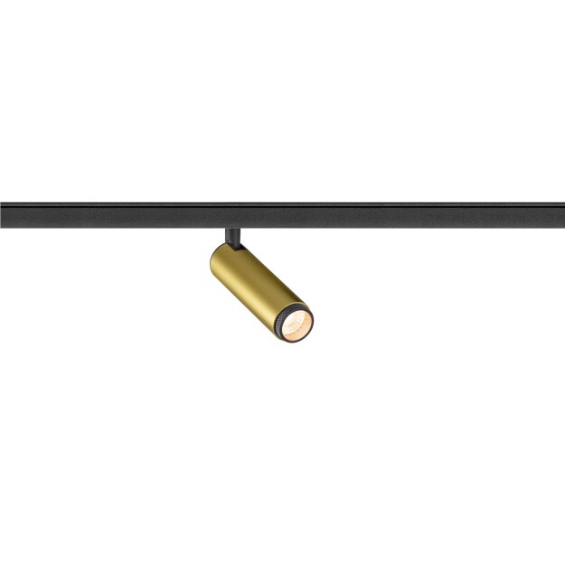 SLV 1008419 GRIP! S 48V Spot zylindrisch 2000-3000 K 9.8 W DALI Dim-to-Warm 29° gold / schwarz